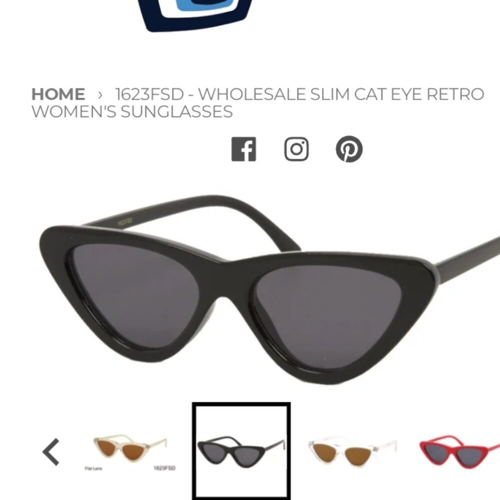 Beautiful cat eye sunglasses